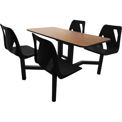Ensemble agglom&eacute;r&eacute; de quatre si&egrave;ges de plancher Dufferin Supply
