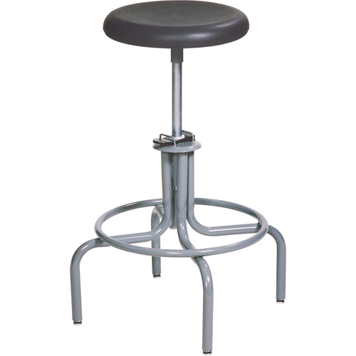 Tabouret de s&eacute;rie 600, Stationnaire, Ajustable, , Polyur&eacute;thane Si&egrave;ge, Noir Dufferin Supply
