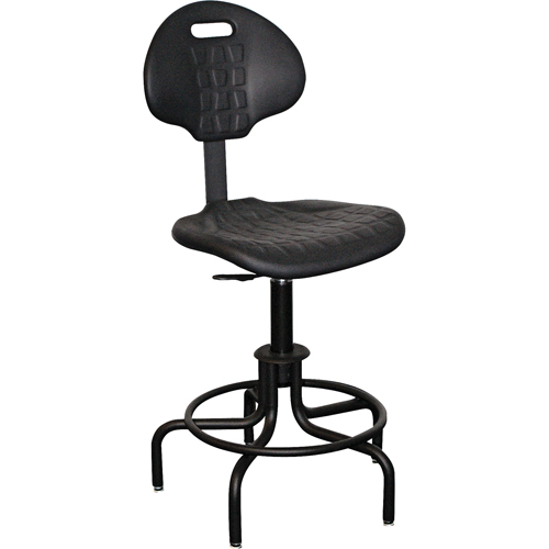6000 Series Stool with Back, Stationary, Adjustable Height, 250 lbs. Capacity Dufferin Supply