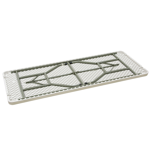 Table pliante, Rectangulaire, 72" l x 30" la, Poly&eacute;thyl&egrave;ne, Blanc Dufferin Supply