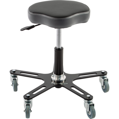 SF130 Ergonomic Chair, Vinyl Seat, Black Dufferin Supply