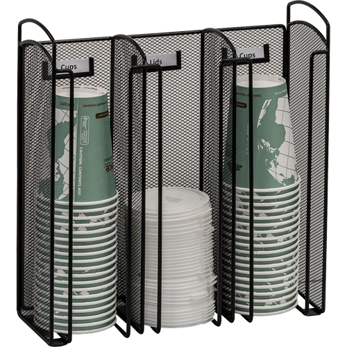 Onyx Cup & Lid Holder Organizer Dufferin Supply