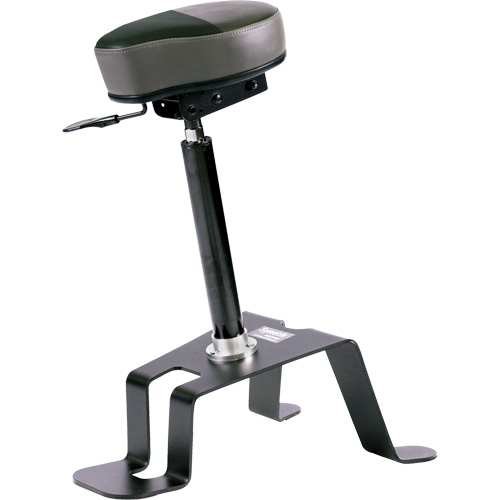 TA180 Ergonomic Sit/Stand Chair, Vinyl Seat, Black Dufferin Supply