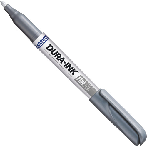 Dura-Ink&reg; #15 Permanent Marker, Silver, Fine Tip Dufferin Supply