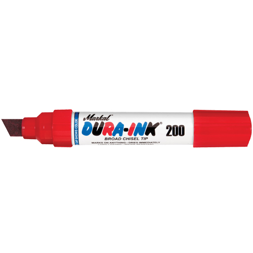 Marqueur no 200 Dura-Ink, Ciseau, Rouge Dufferin Supply