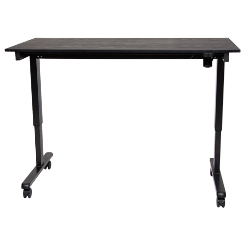 Bureau ajustable pour travail debout, , 45-1/4" h x 29-1/2" p, Noir Dufferin Supply