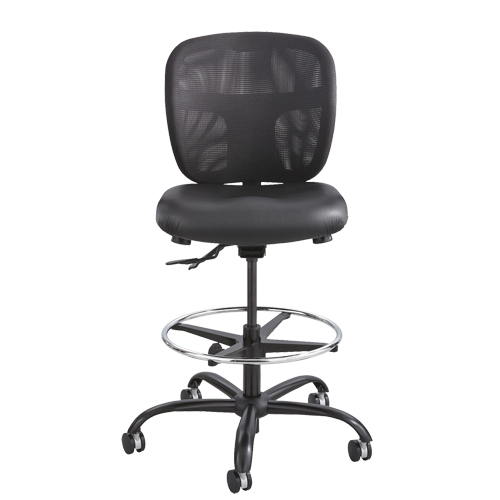 Tabouret robuste Vue, Vinyle, Noir, Capacit&eacute; 350 lb Dufferin Supply