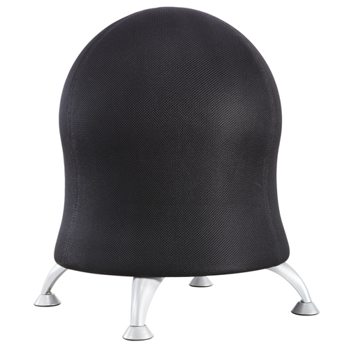Chaise sph&eacute;rique Zenergy, Tissu, Noir, Capacit&eacute; 250 lb Dufferin Supply