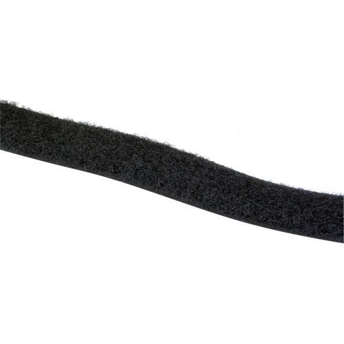 Ruban d'attaches, Boucle, 25 vg x 1", Cousu, Noir Dufferin Supply