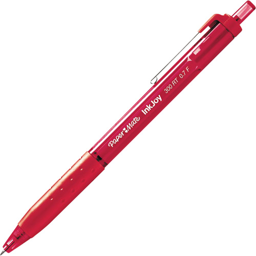 Inkjoy 300RT Pen, Red, 1 mm, Retractable Dufferin Supply