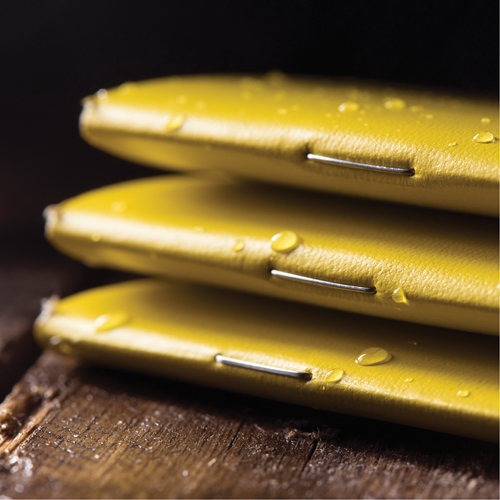 All-Weather Notebook, Soft Cover, Yellow, 48 Pages, 4-5/8" W x 7" L Dufferin Supply