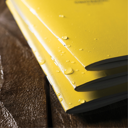 Carnet de notes, Couverture souple, Jaune, 48 Pages, 4-5/8" , 7"  Dufferin Supply