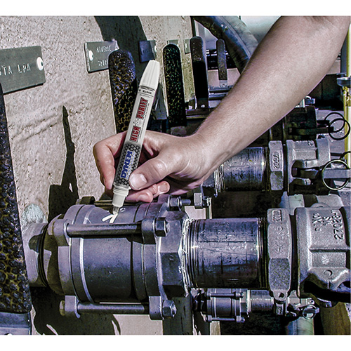 Marqueur de peinture &agrave; pointe en feutre, Liquide, Blanc Dufferin Supply