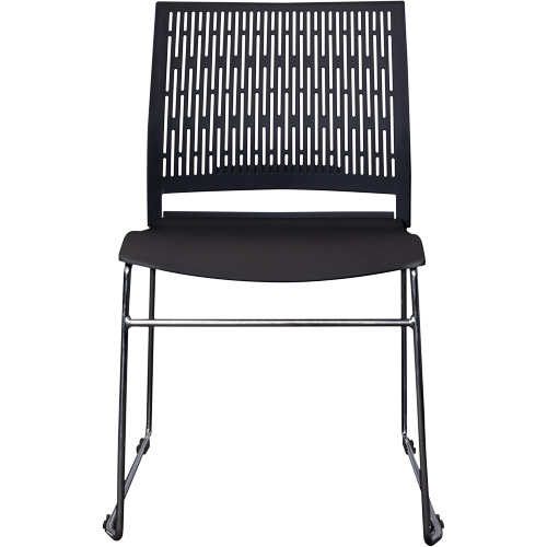 Activ Series Stacking Chairs, Polypropylene, 32-3/8" High, 275 lbs. Capacity, Black Dufferin Supply