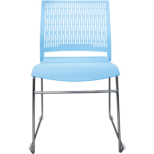 Activ Series Stacking Chairs, Polypropylene, 32-3/8" High, 275 lbs. Capacity, Blue Dufferin Supply