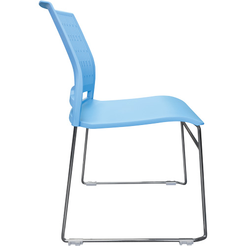 Activ Series Stacking Chairs, Polypropylene, 32-3/8" High, 275 lbs. Capacity, Blue Dufferin Supply