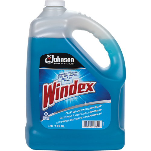 Windex&reg; Glass Cleaner with Ammonia-D&reg;, 3.8 L, Jug Dufferin Supply