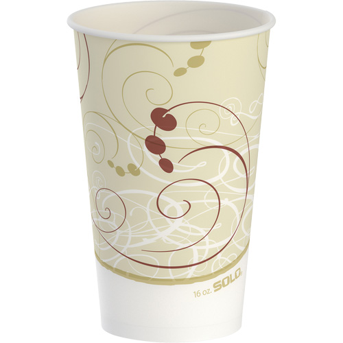Dart&reg; Solo&reg; Waxed Disposable Cup, Paper, 16 oz., Multi-Colour Dufferin Supply