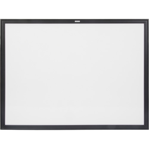 Tableau blanc &agrave; cadre MDF noir, Effacement &agrave; sec/Magn&eacute;tique, 48" la x 36" h Dufferin Supply