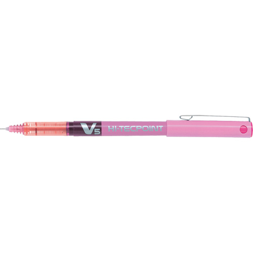 Hi-Tecpoint Pen, Pink, 0.5 mm Dufferin Supply