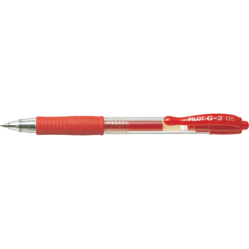 Stylo &agrave; encre gel G2, Rouge, 0,7 mm, R&eacute;tractable Dufferin Supply