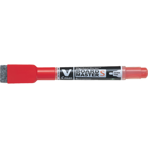 Vboard Master S White Board Marker with Eraser, Blue, Fine Tip Dufferin Supply