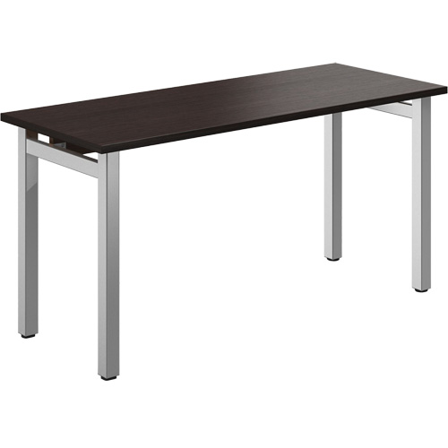 Newland Table Desk, 29-7/10" L x 60" W x 29-3/5" H, Dark Brown Dufferin Supply