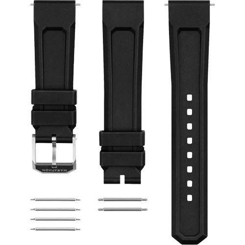 Large Diver's Quartz Watch, Digital, Battery Operated, 41 mm, Black Dufferin Supply