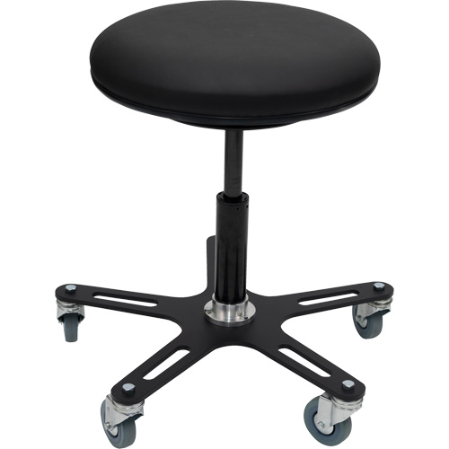 Tabouret Industriel OmniStool, Mobile, Ajustable, 22-1/2", Vinyle Si&egrave;ge Dufferin Supply