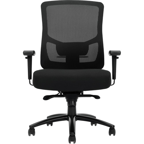 Raven 400 High-Back Heavy-Duty Synchro-Tilter, Mesh, Black, 400 lbs. Capacity Dufferin Supply
