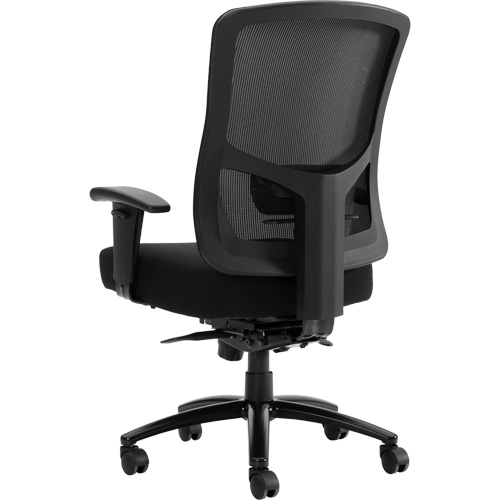 Raven 400 High-Back Heavy-Duty Synchro-Tilter, Mesh, Black, 400 lbs. Capacity Dufferin Supply