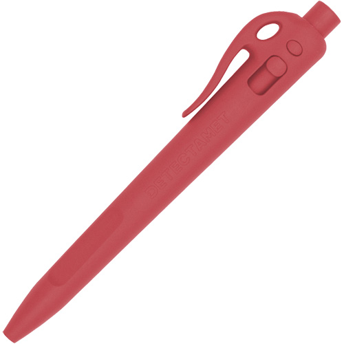 Detectable Elephant Ballpoint Pen with Clip, Red, 1 mm, Retractable Dufferin Supply