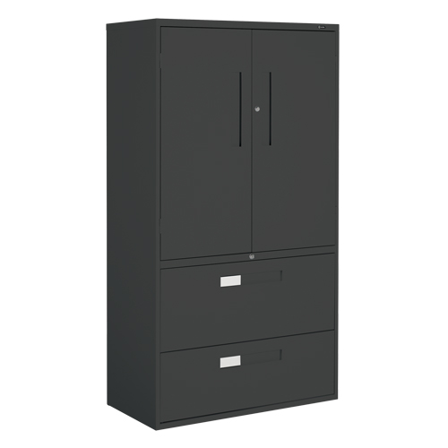 Armoire Multi-Stor, Acier, 3 Tablettes, 65-1/4" h x 36" la x 18" P, Noir Dufferin Supply