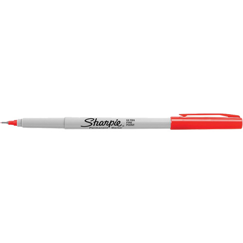 Marqueur, Rouge, Pointe Ultra fin Dufferin Supply