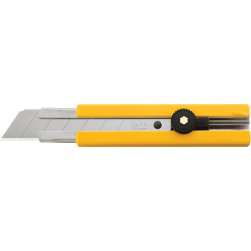 Knife, 25 mm, Carbon Steel, Heavy-Duty, Plastic Handle Dufferin Supply