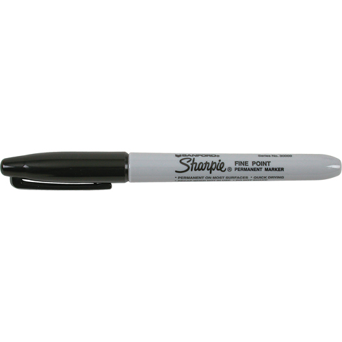 Permanent Markers - #15, Fine, Black Dufferin Supply