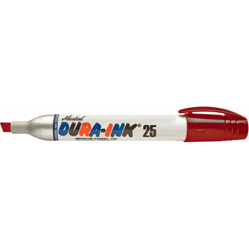 Dura-Ink&reg; Markers - #25 Felt-Tip, Chisel, Red Dufferin Supply