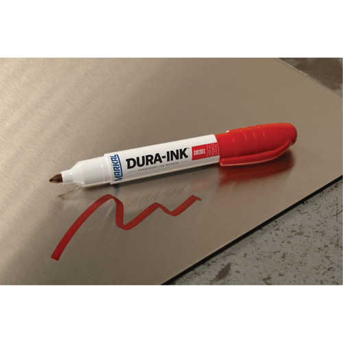 Dura-Ink&reg; Marker #55, Red, Chisel Tip Dufferin Supply