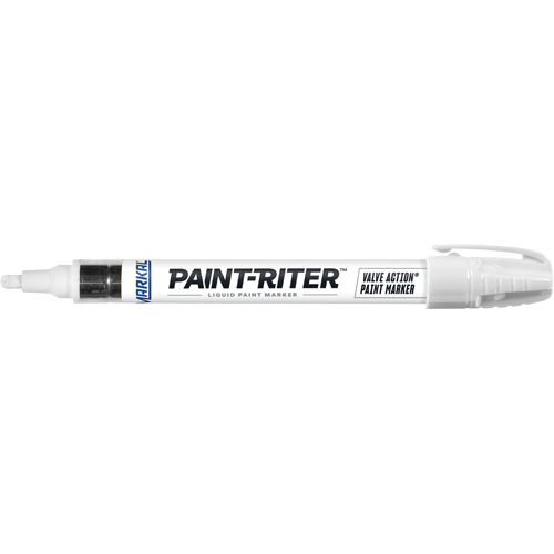 Paint-Riter&reg; Valve Action&reg; Paint Marker, Liquid, White Dufferin Supply