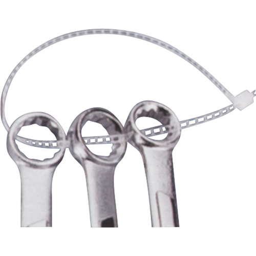 Attaches avec encoches, Longueur 7", R&eacute;sistance &agrave; la traction 40 lb, Naturel Dufferin Supply