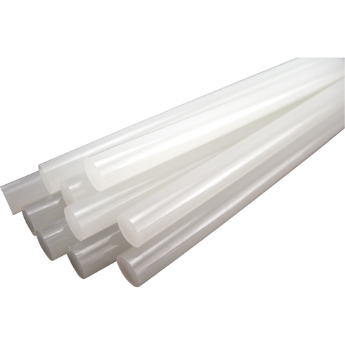 B&acirc;ton de colle, 7/16" dia x 10" lo, Transparent Dufferin Supply