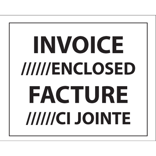 Pochettes pour bordereau d'exp&eacute;dition, 4" lo x 5" la, Style Insertion par l'arri&egrave;re Dufferin Supply