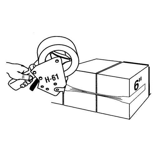 Stretchable Tape, 5 mils Thick, 38.1 mm (1-1/2") x 55 m (180')  Dufferin Supply