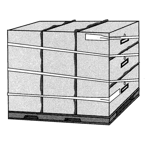 Stretchable Tape, 5 mils Thick, 38.1 mm (1-1/2") x 55 m (180')  Dufferin Supply