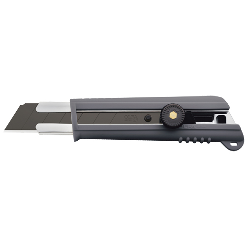 Comfort-Grip Knife, 25 mm, Carbon Steel, Heavy-Duty, Rubber Handle Dufferin Supply