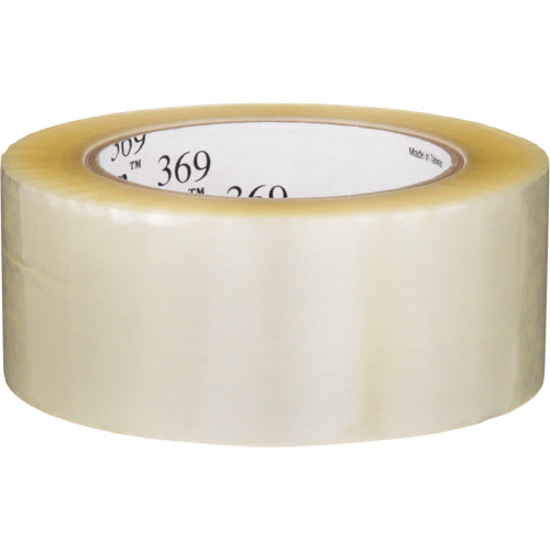 Tartan 369 Box Sealing Tape, Acrylic Adhesive, 1.6 mils, 48 mm (1-22/25") x 100 m (328') Dufferin Supply