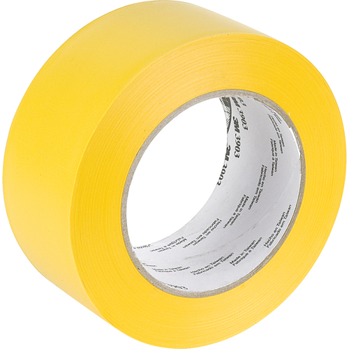 3903 Vinyl Duct Tape, 50 mm (2") W x 45.5 m (149.25') L, 6.3 mils, Yellow Dufferin Supply
