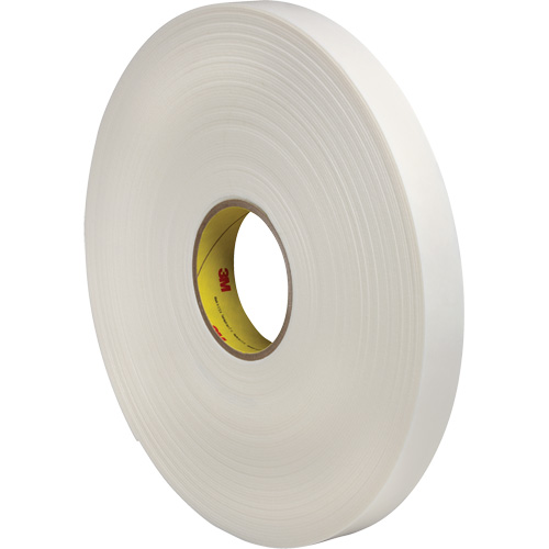 Double-Coated Foam Tape, 66 m (216') L x 18 mm (3/4") W, 60 lbs., Polyethylene Dufferin Supply