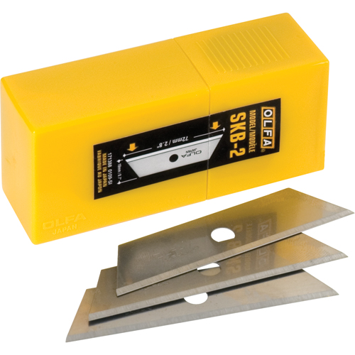 Dual Edge Replacement Safety Blades, Single Style Dufferin Supply
