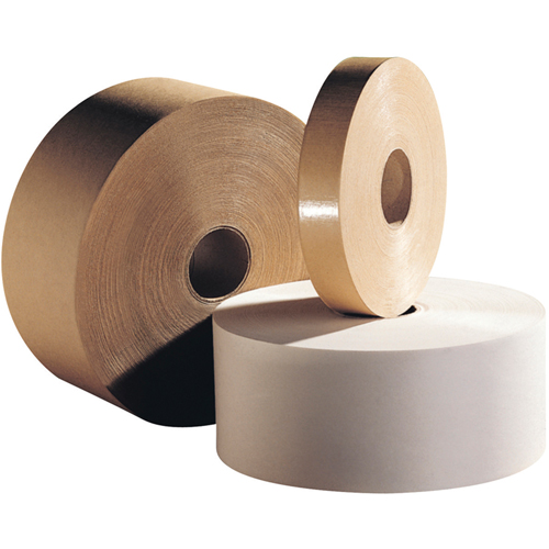 Gummed Tapes - Standard Tape, 60 mm (2-9/25") x 182.88 m (600'), Kraft Dufferin Supply